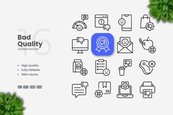 Bad Quality Icons: Graphics and Icons for Local Business