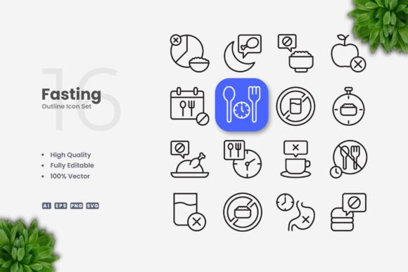 Fasting Icons: Graphics and Icons for Local Branding