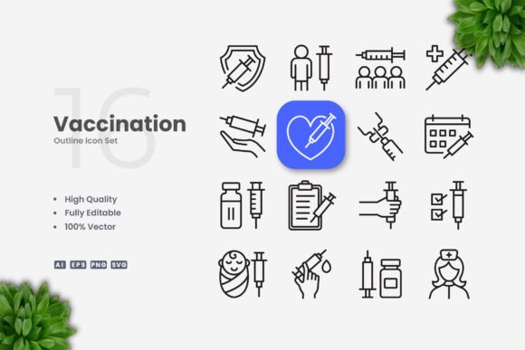 Vaccination Icons Review