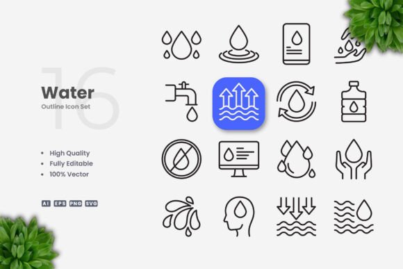 Water Icons Review